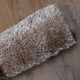 Hand Tufted Shag Polyester Area Rug Geometric Beige Brown K00018, [Rectangle] 4'x6'
