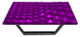 Modern Triangles Coffee Table, Purple, W: 23.6"?, 60cm X L: 47.2"?, 120cm