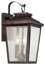 Minka-Lavery "Irvington Manor" Outdoor Wall Light, Chelsea Bronze, 16.75"