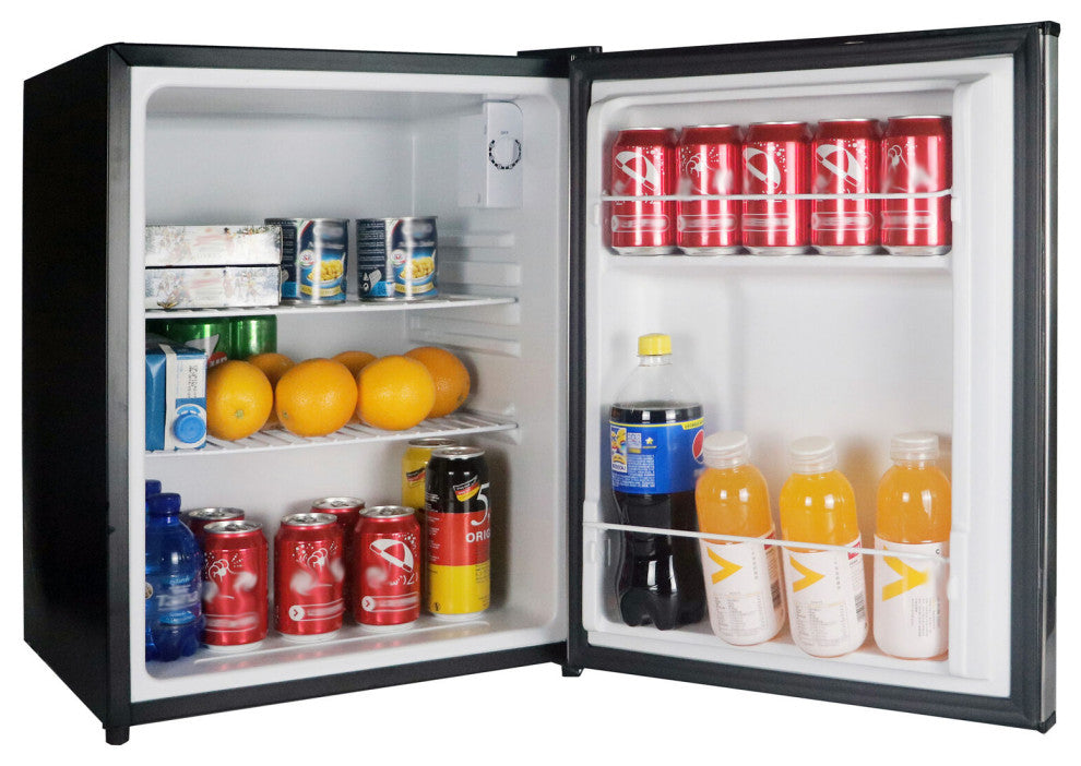 Energy Star 2.4-Cu. Ft. Mini All-Refrigerator With Stainless Steel Door