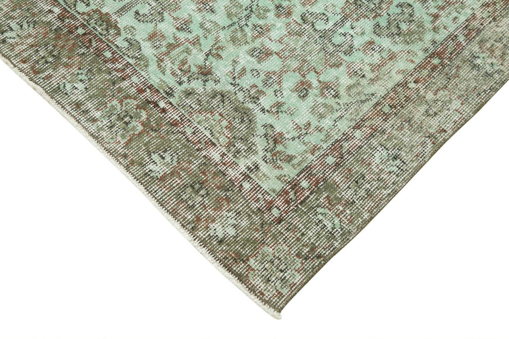 Rug N Carpet - Handwoven Anatolian 3' 7" x 6' 7" Antique Small Area Rug