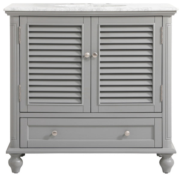 Home Living 36" Single Bathroom Vanity, Gray