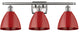 Innovations 516-3W-SN-MBD-75-RD-LED 3 Light Vanity Light, Brushed Satin Nickel