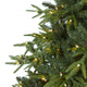 7.5' Colorado Mountain Fir Natural Faux Xmas Tree W/Lights & Bendable Branches
