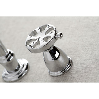KS3021RX Two-Handle Wall Mount Tub Faucet, Polished Chrome