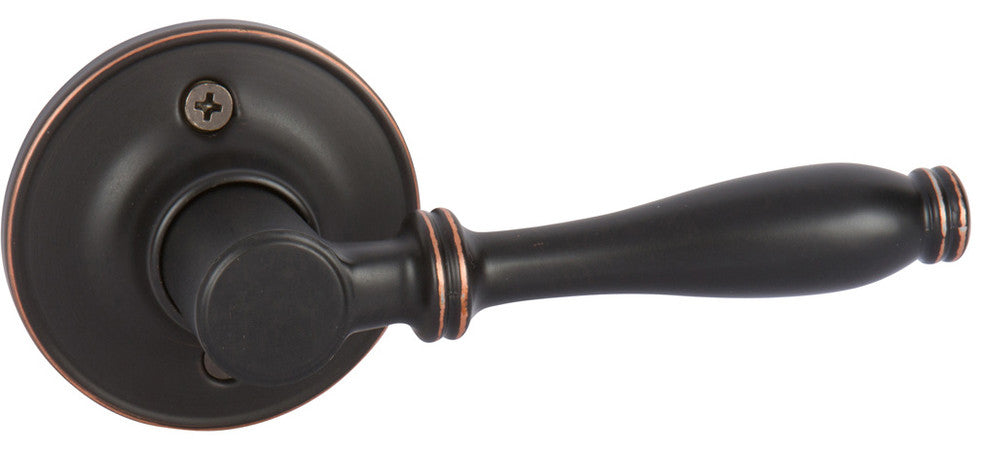 Callan Silona Dummy Lever, Edged Oil Rubbed Bronze