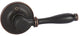 Callan Silona Dummy Lever, Edged Oil Rubbed Bronze