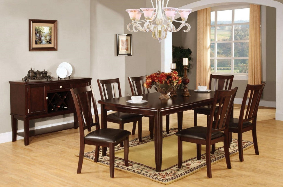 Rectangular Dining Table, Espresso Finish