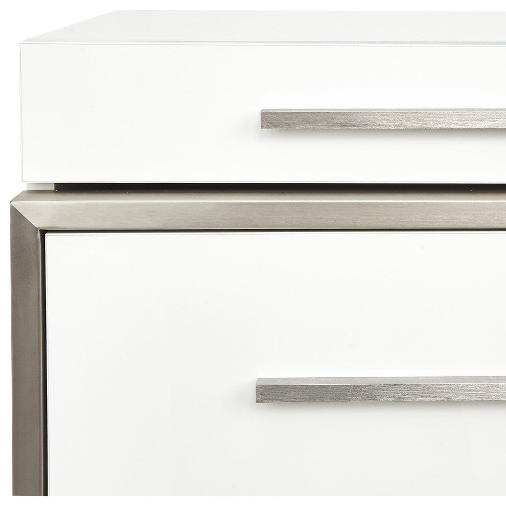 Marquee 6-Drawer Chest - Cloud White