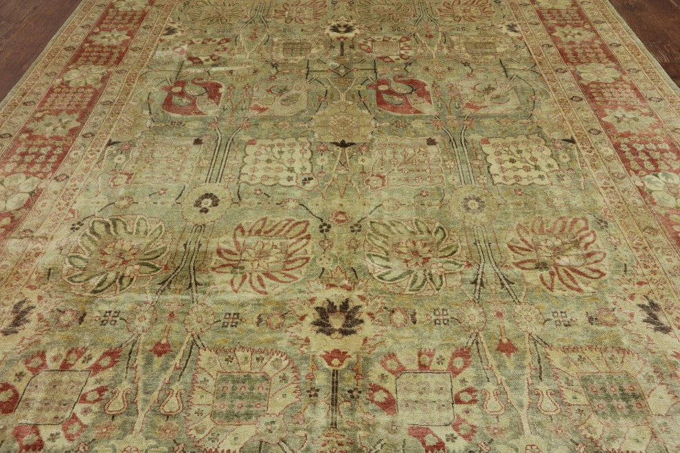 8'x11' Hand Knotted Peshawar Area Rug, W2511