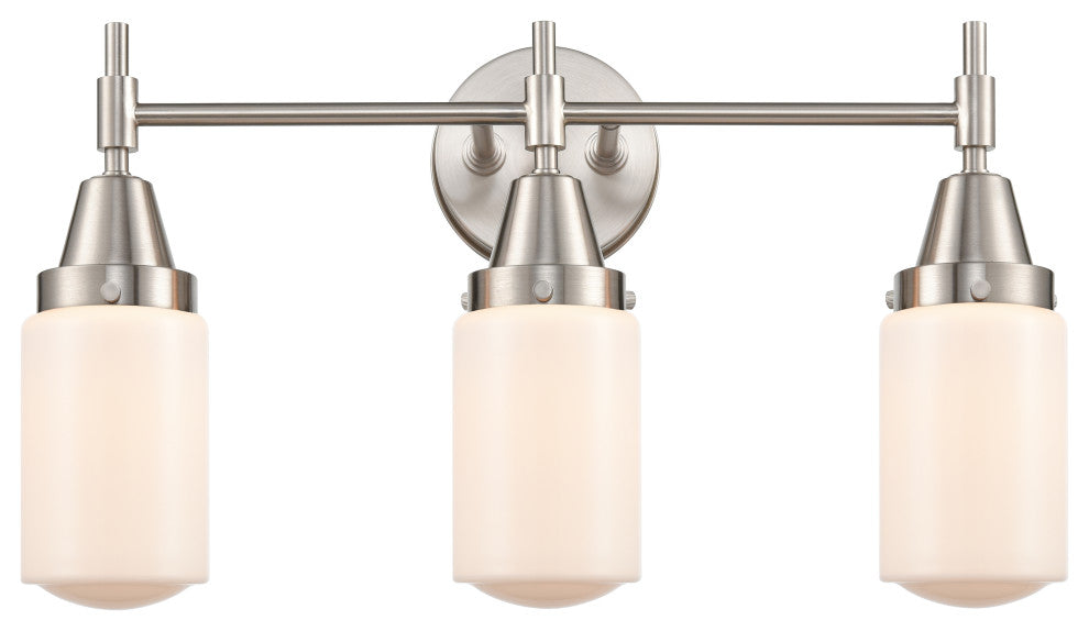 INNOVATIONS LIGHTING 447-3W-SN-G311-LED Caden 3 Light 26 inch Bath Vanity Light