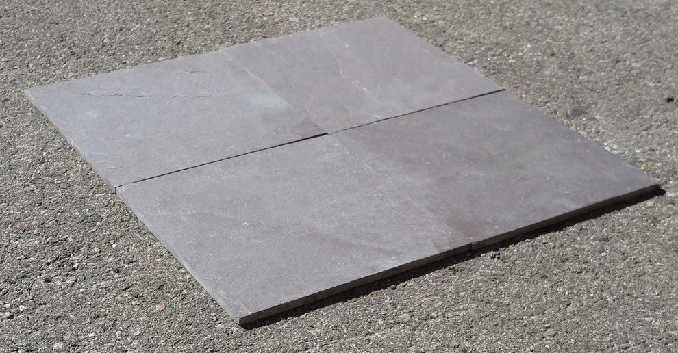 Plum Slate Slate, Natural Cleft Face, Gauged Back Finish, 12"x12", Set of 1280