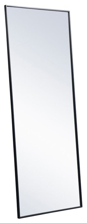 Elegant Decor MR4084BL Metal Frame Rectangle Mirror, 30"x72", Blue