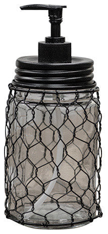 Chicken Wire Soap Dispenser