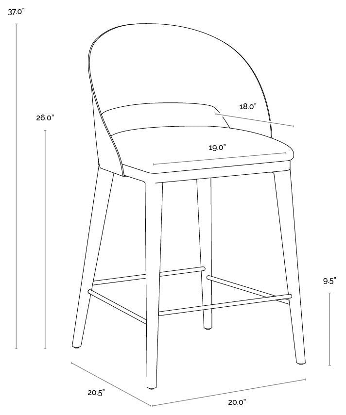 Dezirae Counter Stool