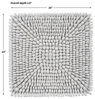 Portside Wood Wall Panel, White