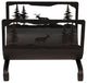 Kodiak Iron Deer Scene Wood Holder