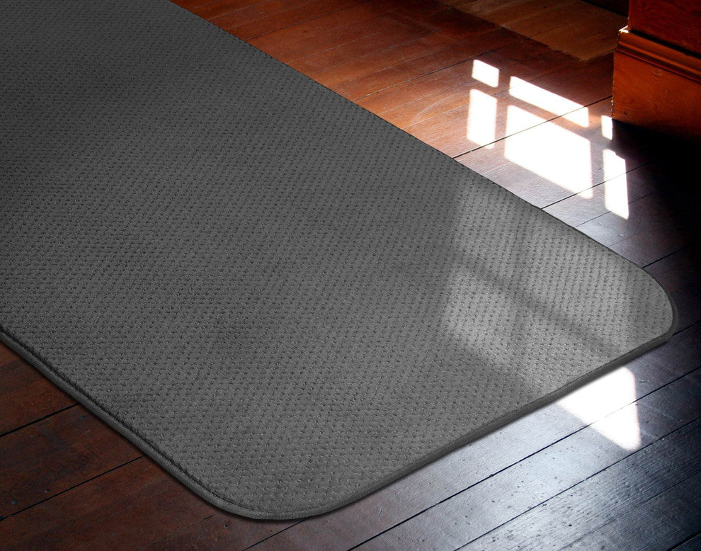 Skid-Resistant Carpet Runner Gray, 36"x8'