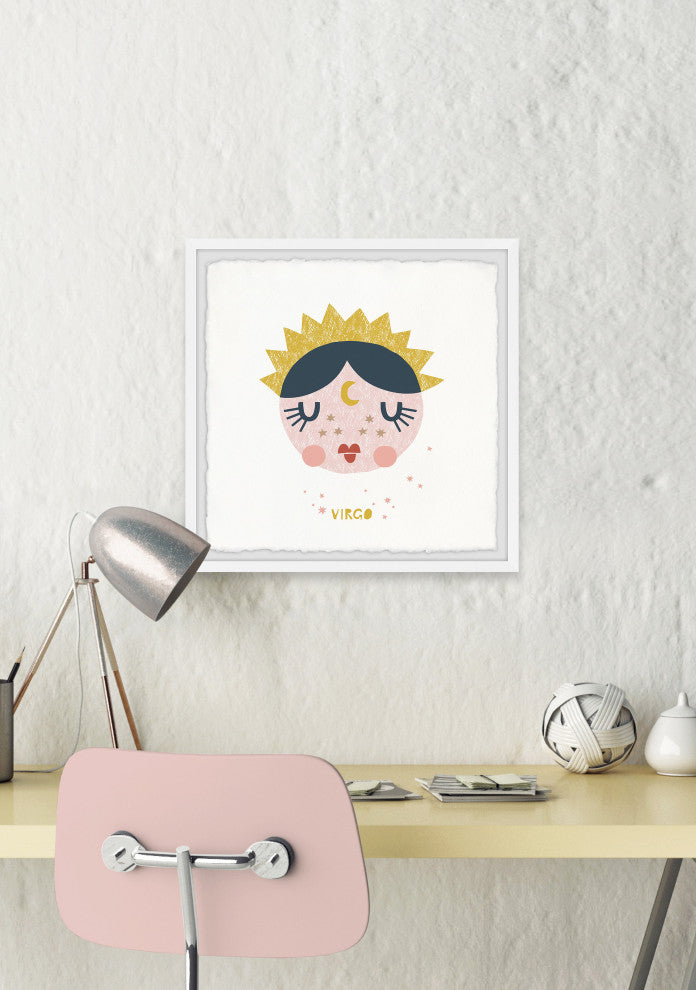 "I'm a Virgo" Framed Painting Print, 24x24