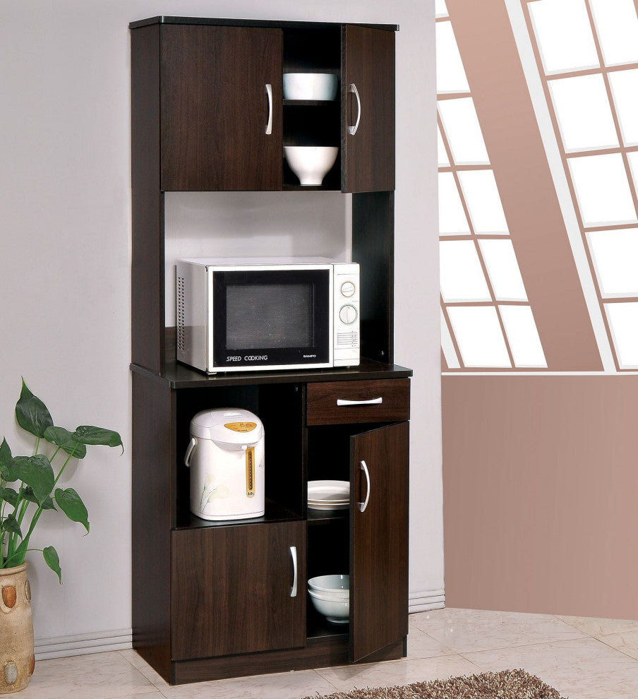 ACME Quintus Kitchen Cabinet, Espresso