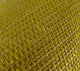 Deep Lemon Grass Metallic Citrine and Gold Handmade Luxury Pillow, 20"x36" King