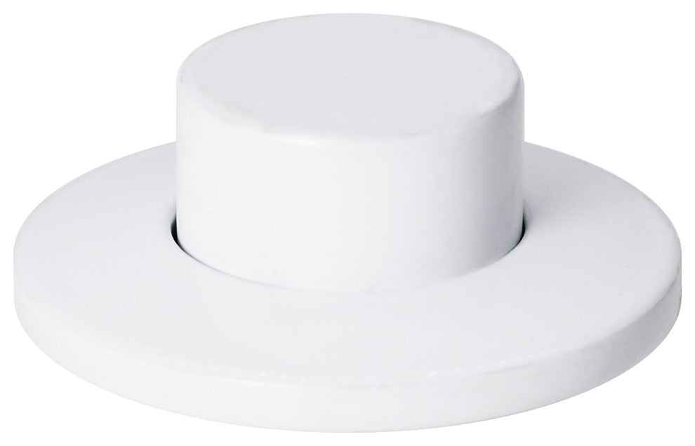 Replacement Raised Button Disposal Air Switch Trim, White