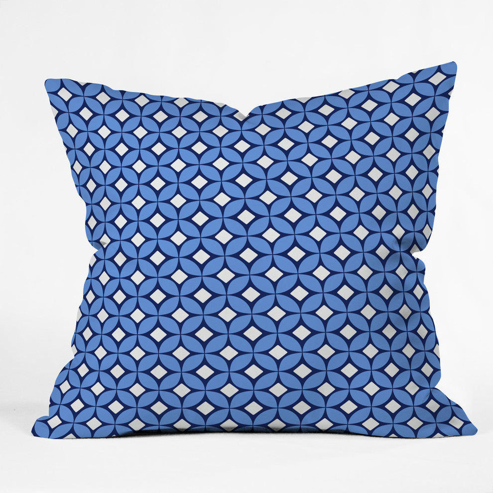 Caroline Okun Blueberry Outdoor Throw Pillow