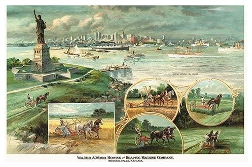 Walter A. Wood Mowing and Reaping Machine Company - Fine Art Giclee Print