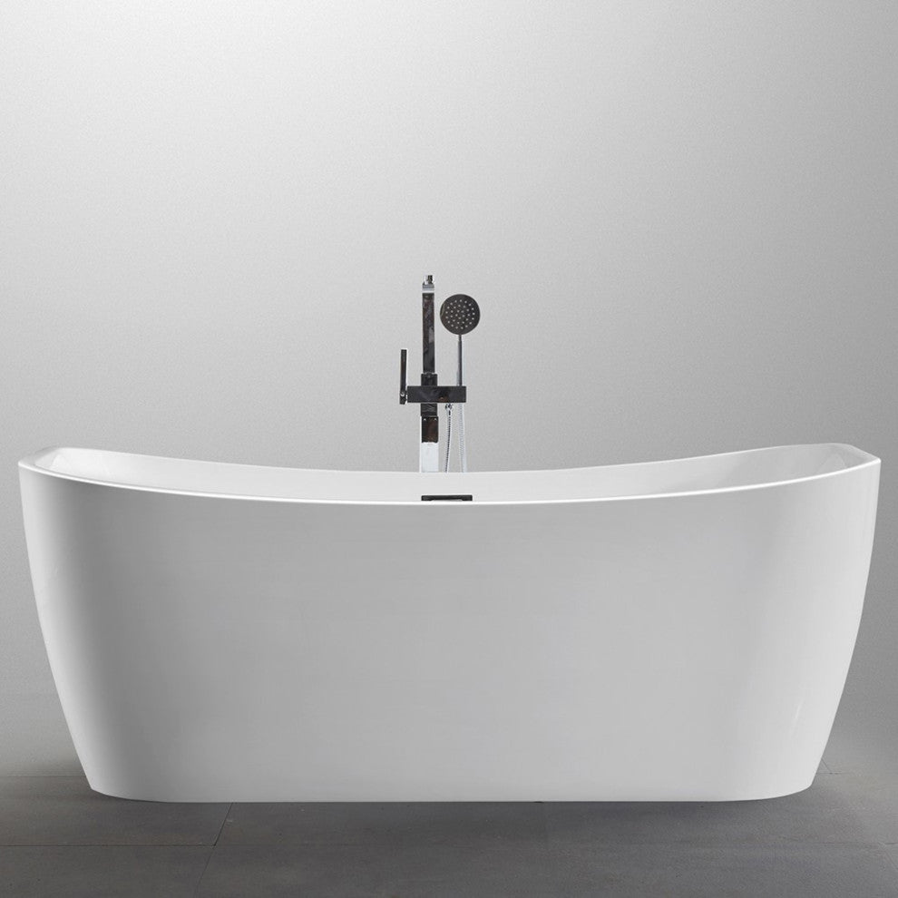Arles 67" Freestanding Bathtub, White