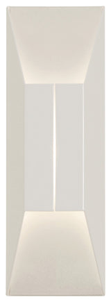 Summit LED Sconce, White/Silver, 120v