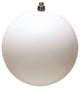 Vickerman 3" White Shiny Ball Ornament, 32 per Box