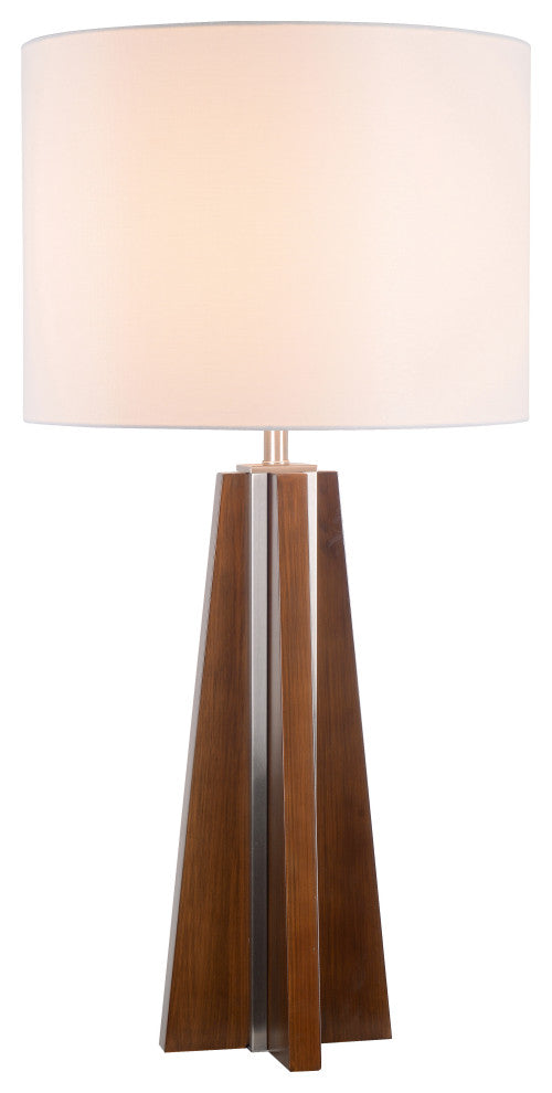 Kenroy 35379BS 1-Light Table Lamp, Milling