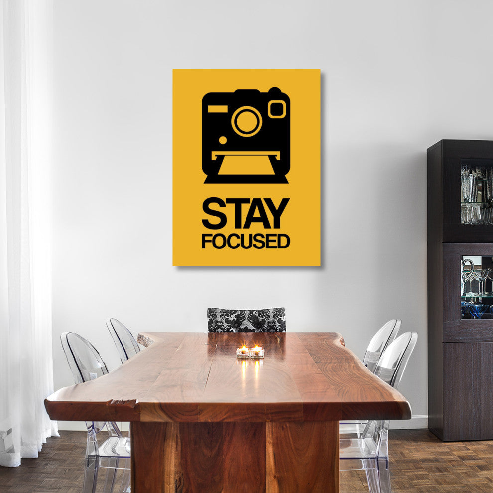 "Stay Focused Polaroid Camera Poster 2" Fine Art Print