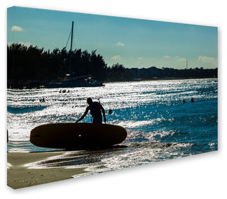 "Provo Boarding" Canvas Art by Yale Gurney, 19"x12"