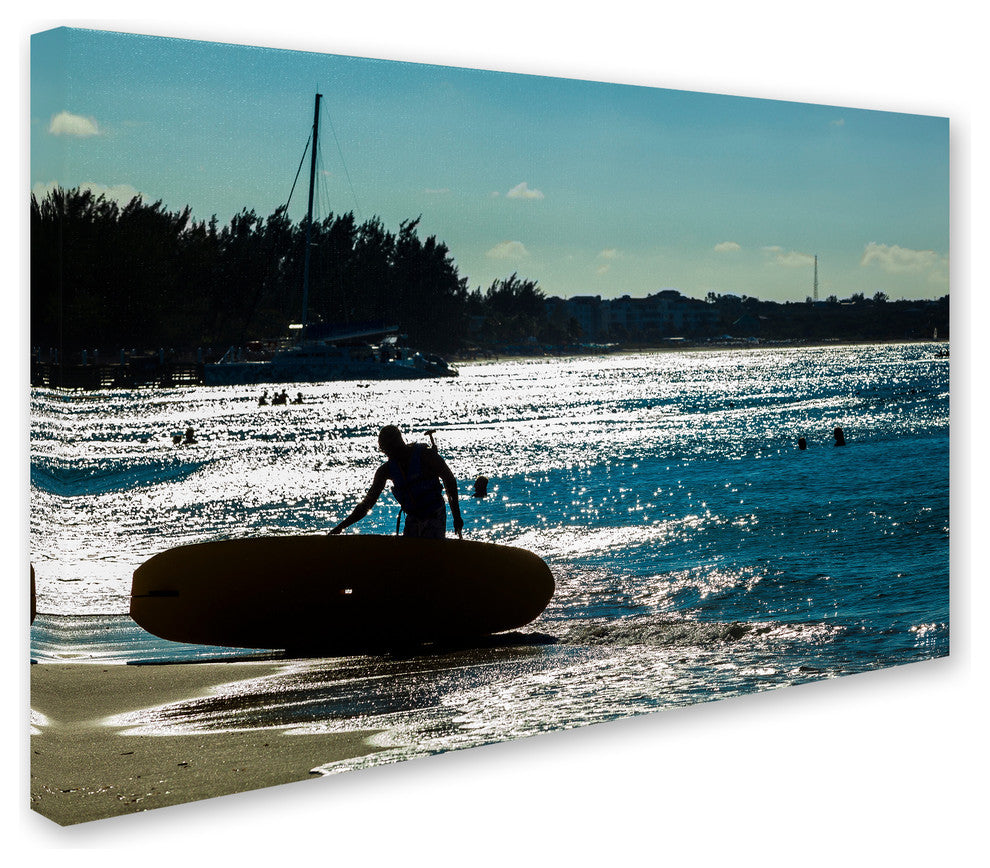 "Provo Boarding" Canvas Art by Yale Gurney, 19"x12"