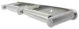 Double Toilet Paper Holder, Satin Stainless