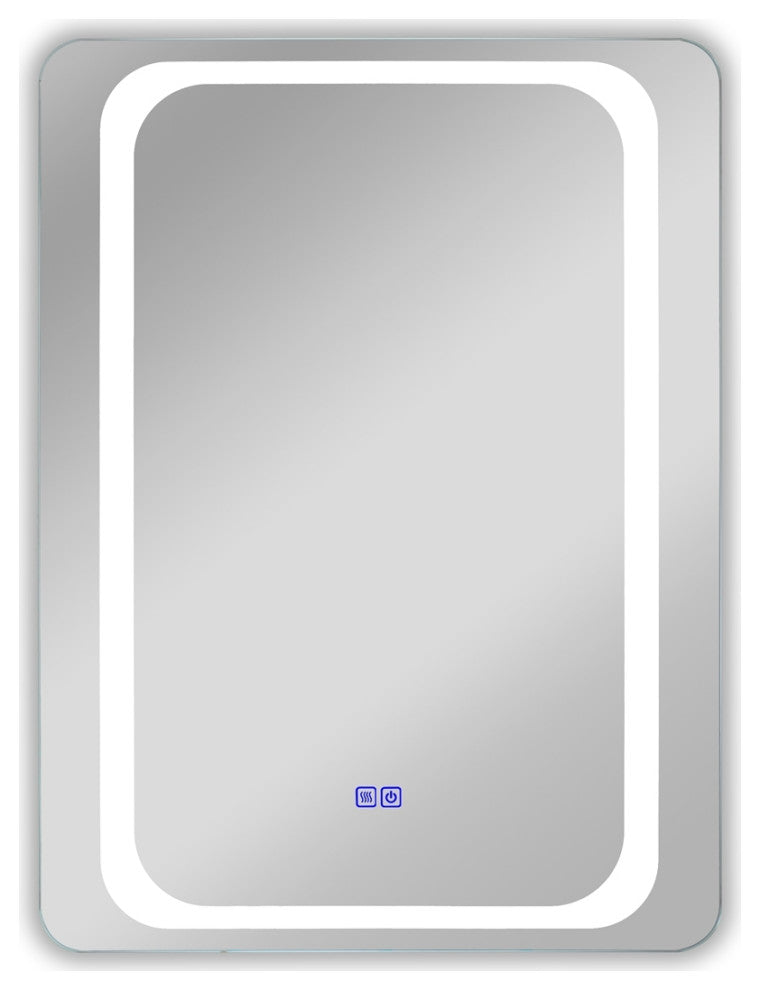 Luminosity Back Lit Rectangular Touchscreen Led Mirror, 32" Height