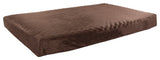 PETMAKER Orthopedic Pet Bed, Egg Crate, Memory Foam, Brown, 46x27x4