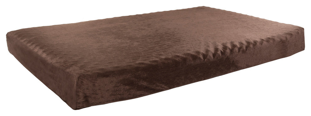 PETMAKER Orthopedic Pet Bed, Egg Crate, Memory Foam, Brown, 46x27x4