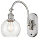 Innovations 518-1W-SN-G124-6 1 Light 6" Sconce, Brushed Satin Nickel