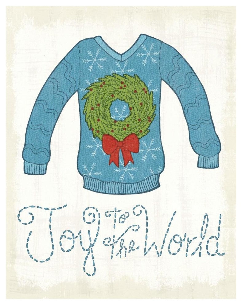 "Tacky Tidings I" Digital Paper Print by Elyse DeNeige, 24"x30"