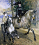 Pierre Auguste Renoir Riding in the Bois de Boulogne Wall Decal