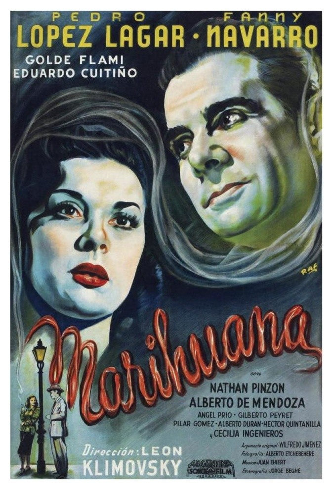 "Vintage Vices: Marihuana" Digital Paper Print by Vintage Vices, 26"x38"