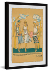 "Summer Dresses" Framed Painting Print, 16"x24"