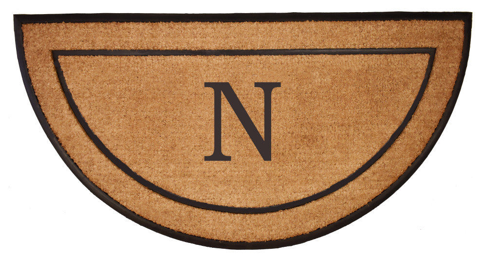 Calloway Mills The General Monogram Doormat, Letter N