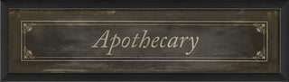 Apothecary Framed Sign