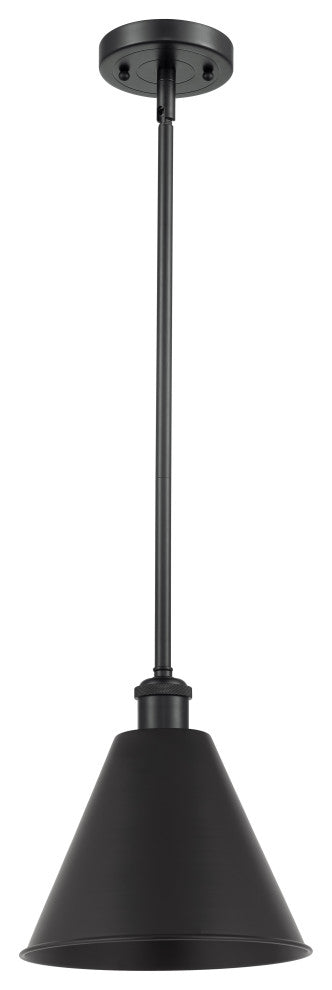 Ballston Cone Pendant, Matte Black