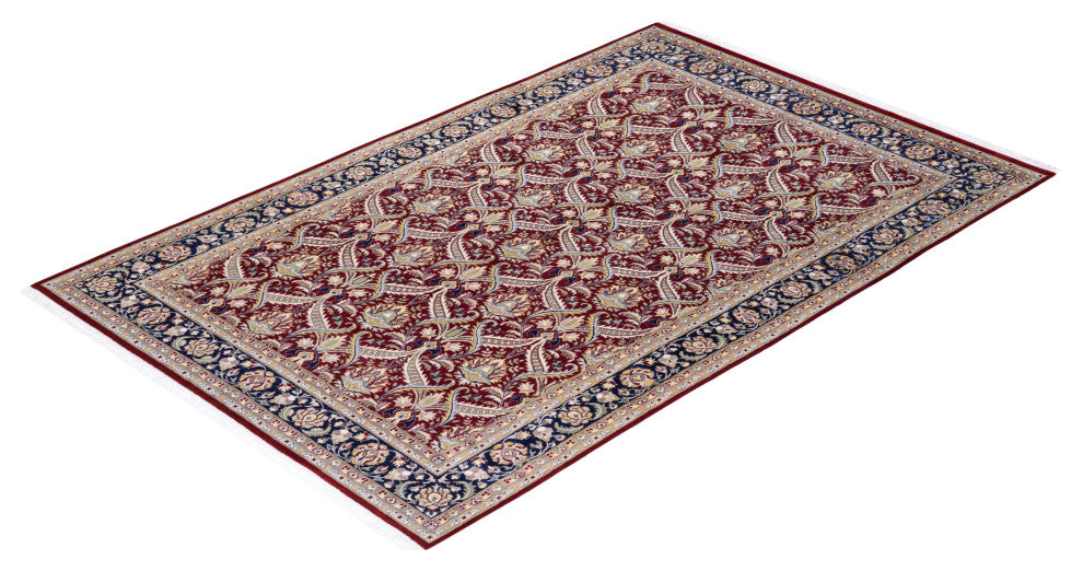 MOGUL, Hand Knotted Area Rug 9' 7" X 6' 2"
