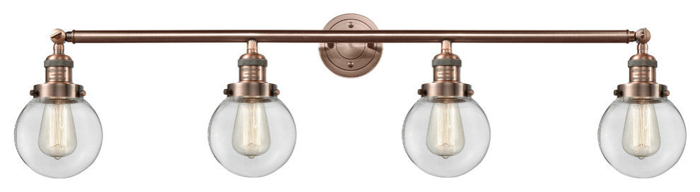Innovations 215-Ac-S-G202-6-Led 4 Light Dimmable Led Adjustable Vanity Light