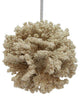 Naturally Golden Ocean Coral Ball Christmas Holiday Ornament